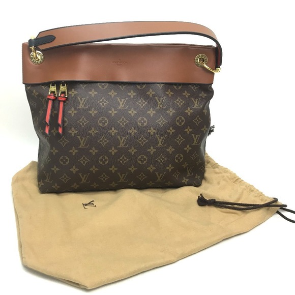 Louis Vuitton Monogram Tuileries Hobo Bag Brown - Picture 1 of 8